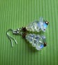 Crystal AB Christmas Tree Earrings - Image 1