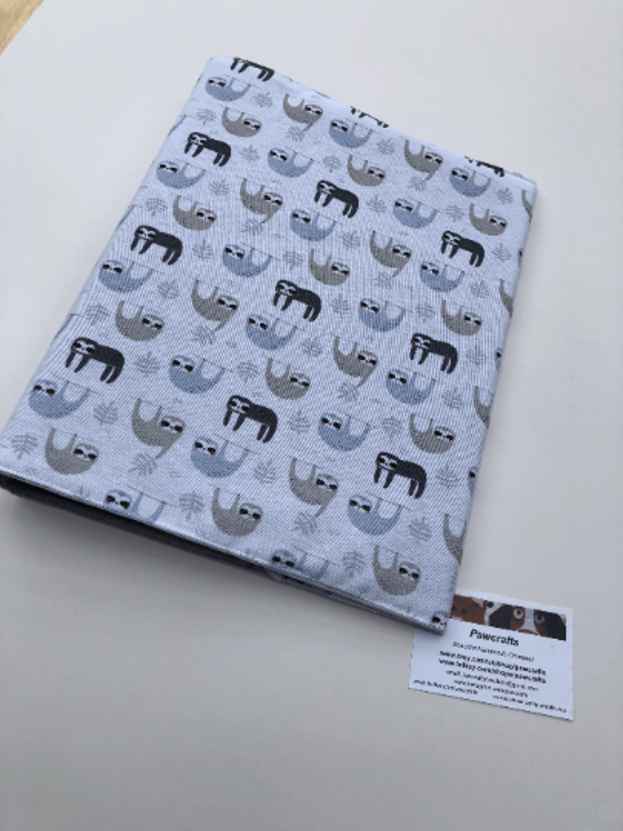 SLOTH A4  RINGBINDER COVER, Folder, File Sleeve, Pawcrafts