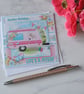 Happy Birthday Pink Caravan Flowers Life's A Pitch 3D Luxury Handmade Cards - Image 4