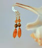 Amber, Tiger Eye & Crystal Earrings, Birthday, Anniversary, Gifts For Her - Image 4