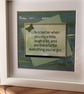Inspirational Quote Framed Art: Handmade Butterfly Decor - Image 6