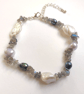 Stunning Natural Stone Labradorite and FRESHWATER PEARL BRACELET - Image 3