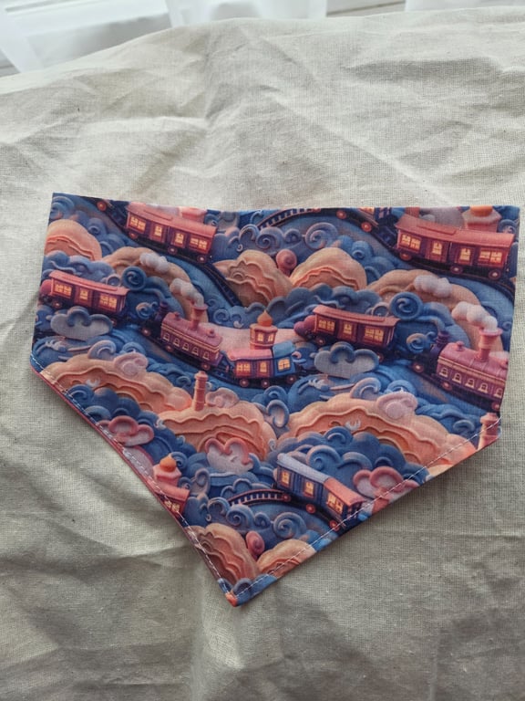 Elasticated slip-on Dog Bandana - Size L