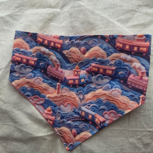 Elasticated slip-on Dog Bandana - Size L