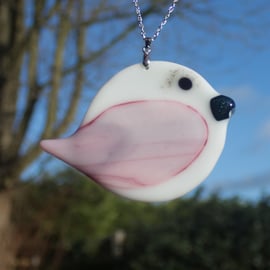 Fused Glass Circular Bird - 3104