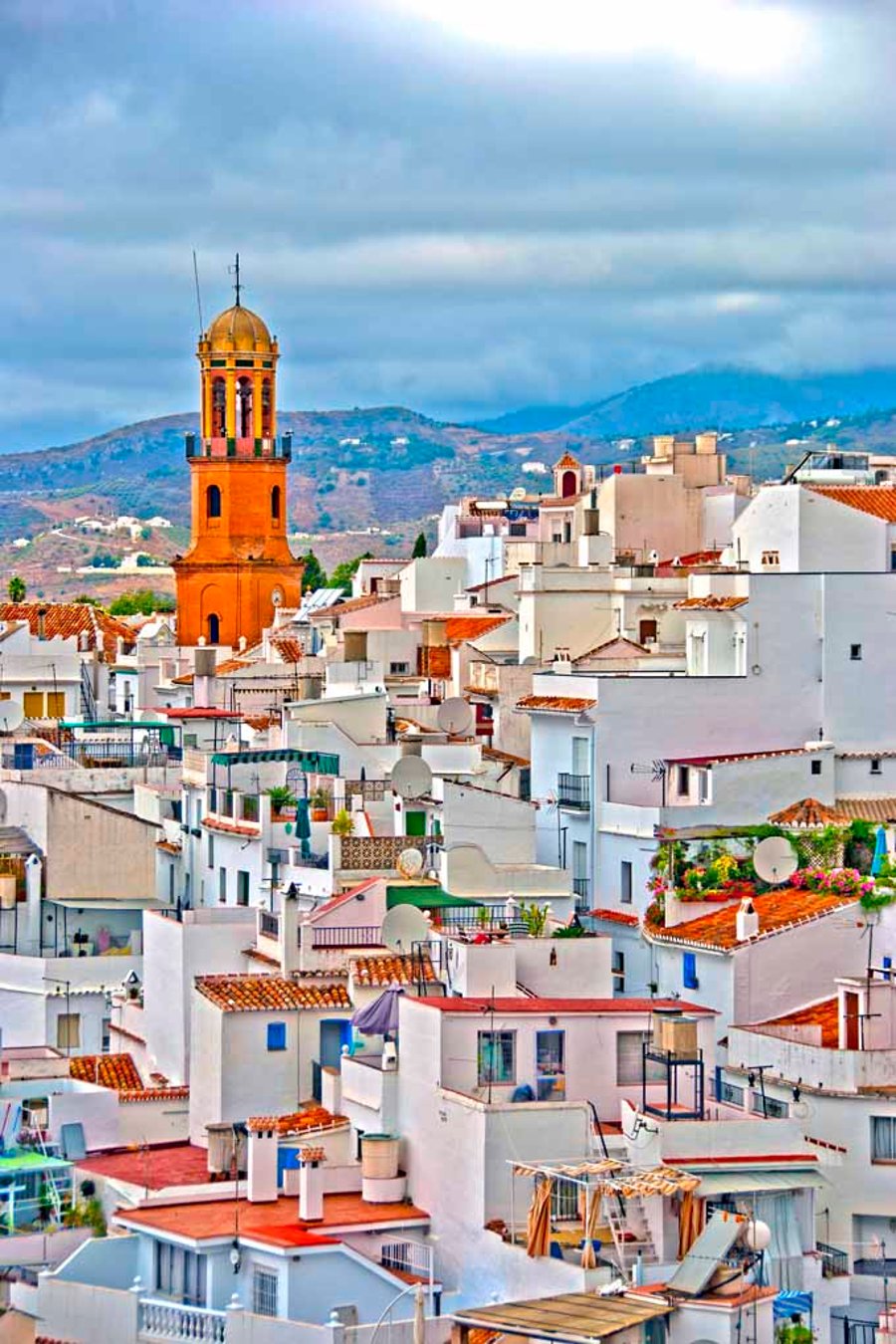 Competa Andalusia Costa Del Sol Spain Photograph Print