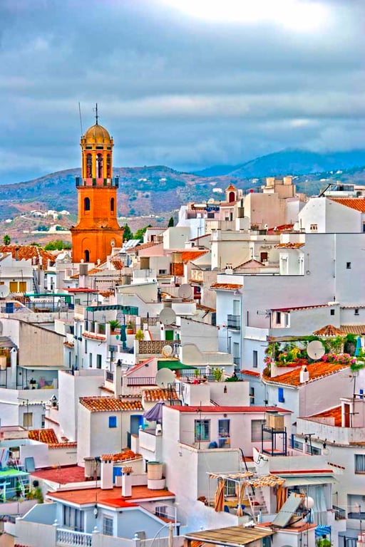 Competa Andalusia Costa Del Sol Spain Photograph Print