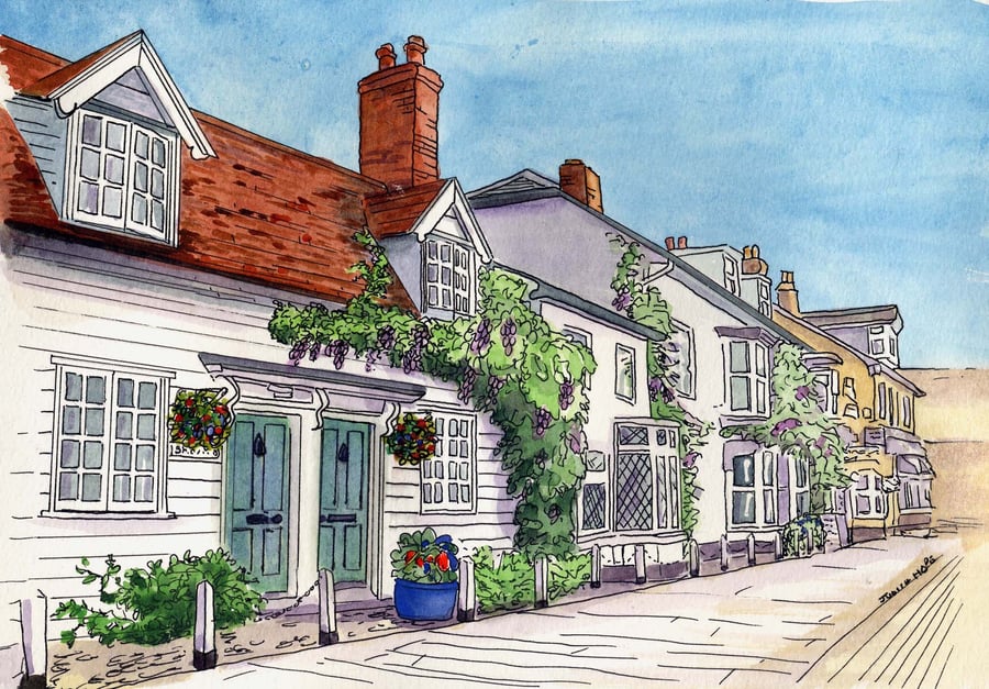 Burnham-n-Crouch Wisteria in the High Street No 34