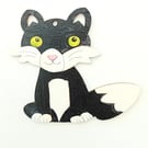 tuxedo cat decoration