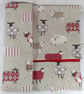 Straight and circular knitting needle case with red sheep, knitting needle pouch - Image 6