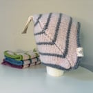 Wool sauna hat. Women's & Men's. Knitted. Felted. 
