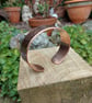 Handcrafted Copper bangle with a hammered finish  - Image 2