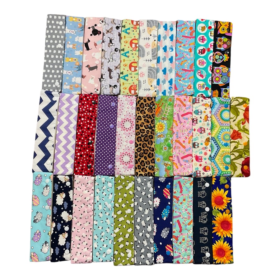 Double pointed knitting needle cosy, 4- 8 inch DPN case, circular needle, sock 