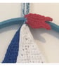 Sailing boat crochet art - Image 3
