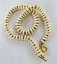 Stone white  beaded necklace - Image 5