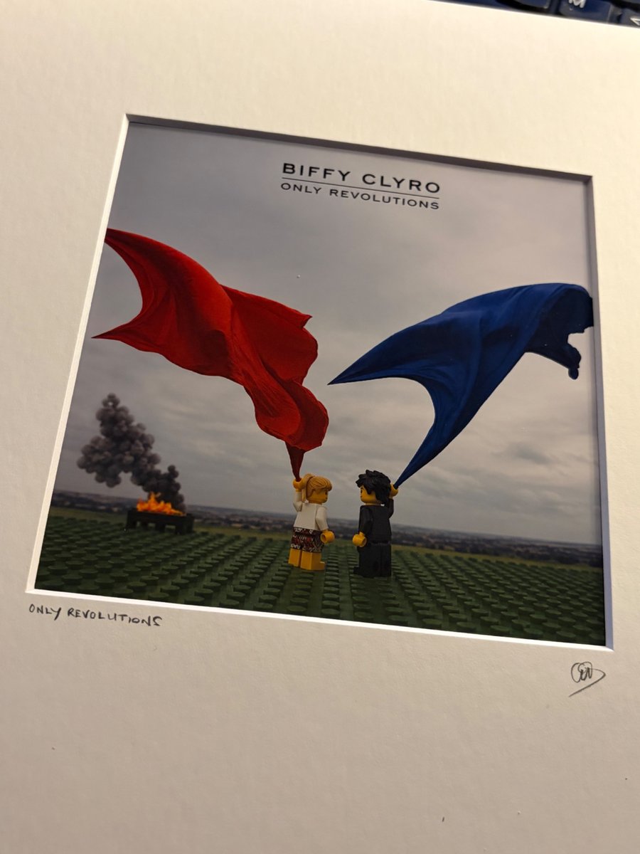 BIFFY CLYRO - Lego-inspired Album artwork - Ready for framing