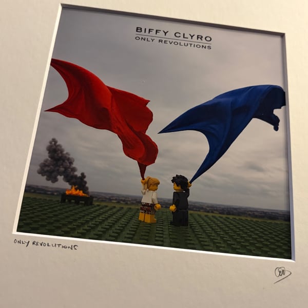 BIFFY CLYRO - Lego-inspired Album artwork - Ready for framing