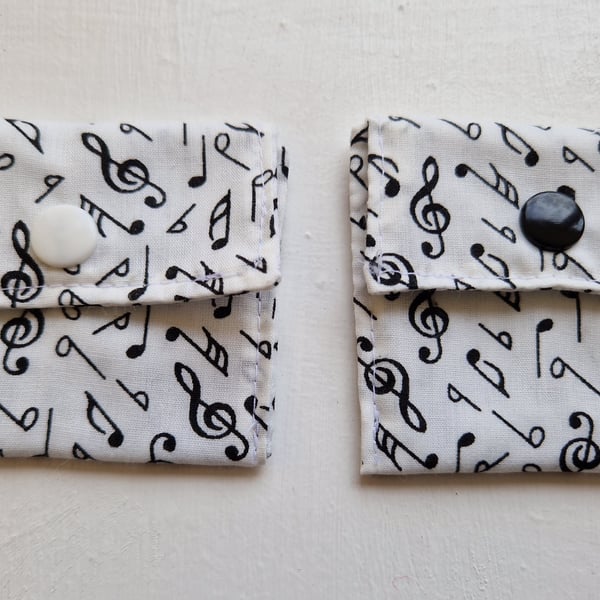 Musical themed notion pouches