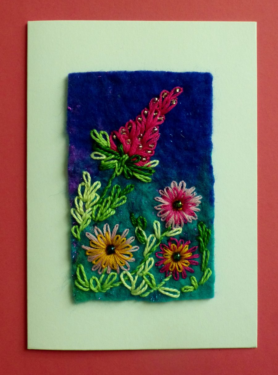 Floral mix card