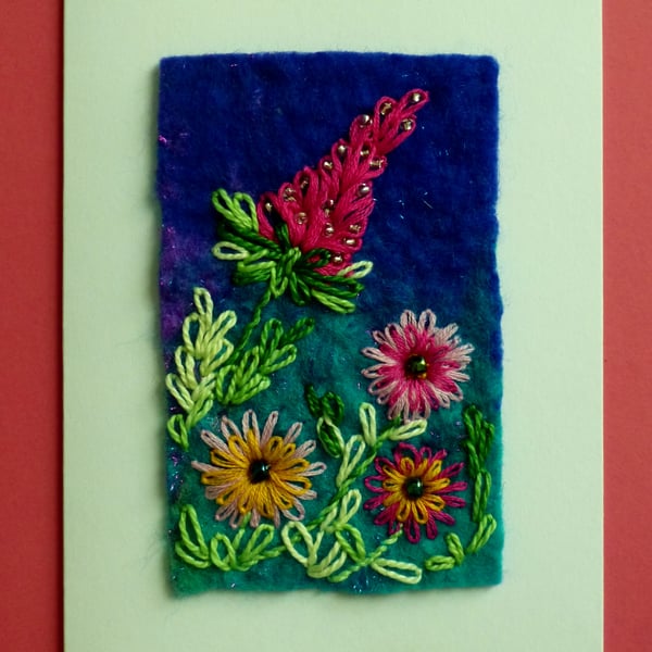 Floral mix card