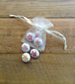 6 hand embroidered buttons. - Image 1