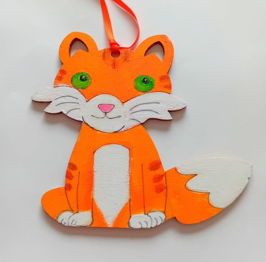 ginger kitty cat shape for your tree