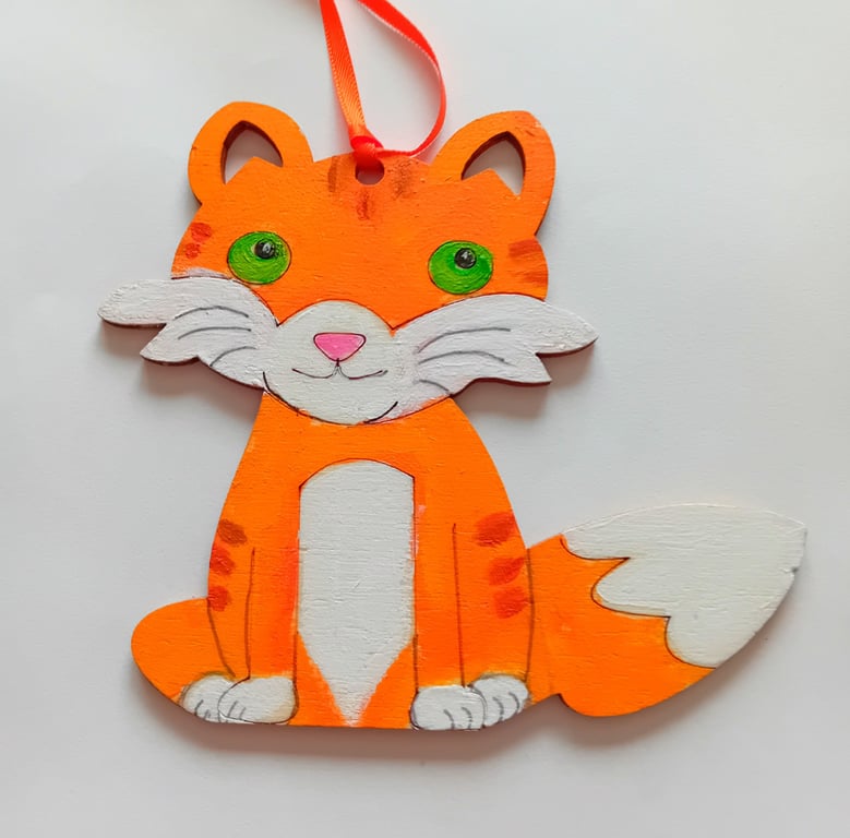 ginger kitty cat shape for your tree