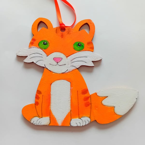 ginger kitty cat shape for your tree