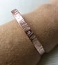 Hammered Copper Bangle Bracelet,  B62 - Image 5