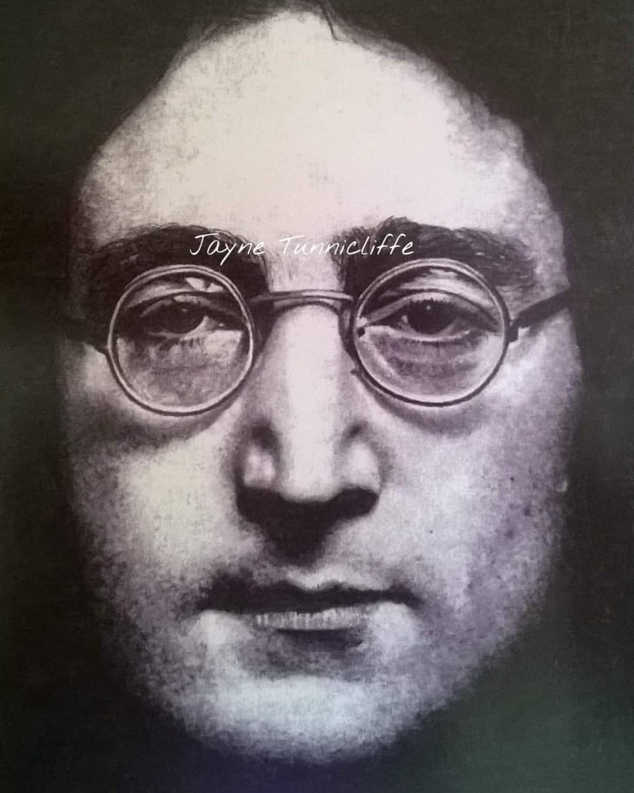 John Lennon 10 x 8 inch art print from an original pencil drawing
