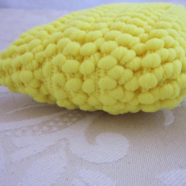 Bright Yellow Mini Pompom Trim