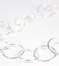 Handmade Silver Chainmail Style Link Necklace - Image 5