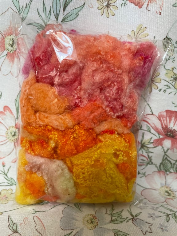 Hand Dyed Texture Pack for Felters & Spinners