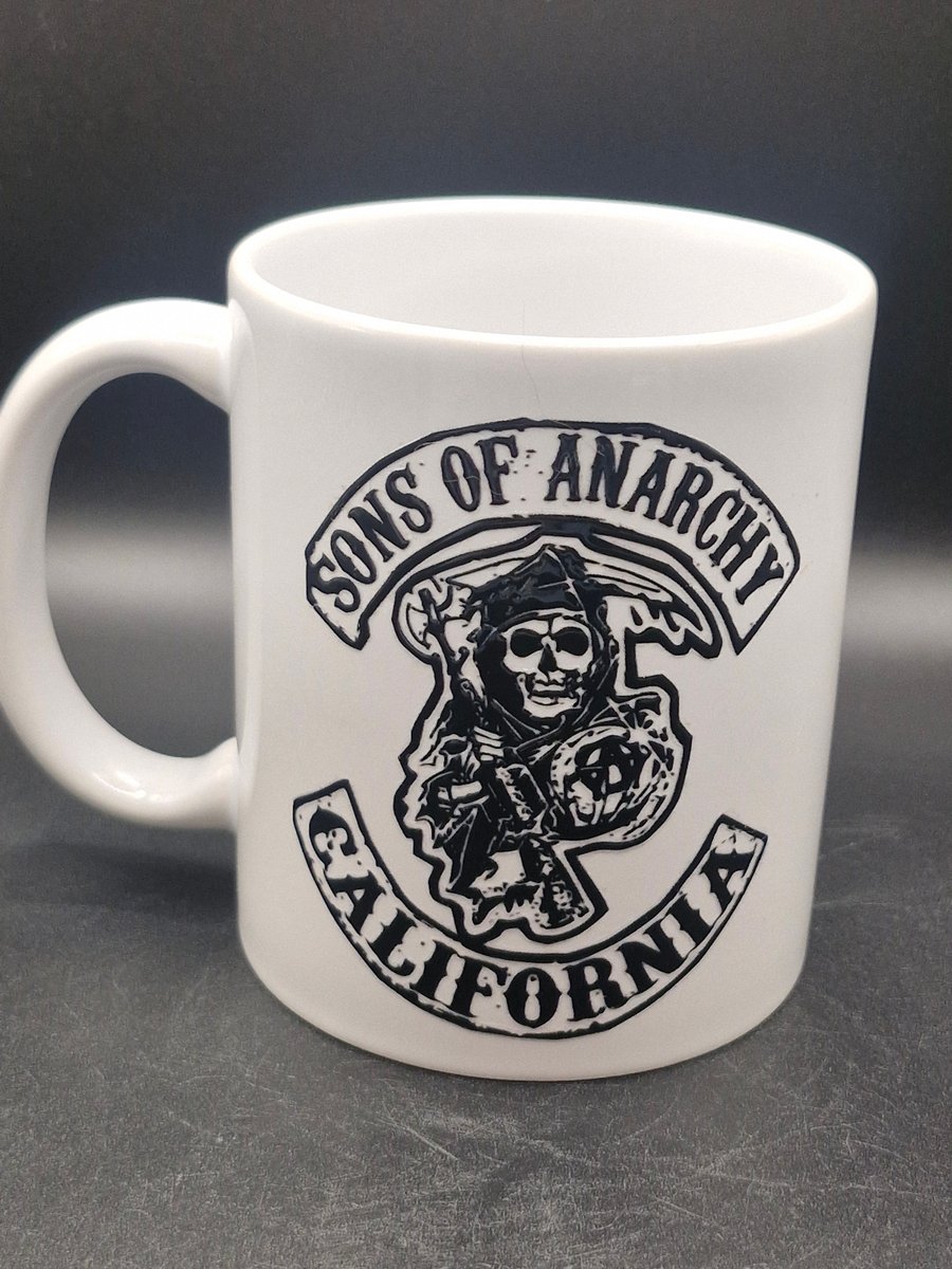 New Son's of Anarchy Mug Jax Biker Life Fan Art SOA Tv Series