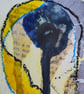 Original Wall Art Mixed Media 'Tears' Series A3 - Image 3