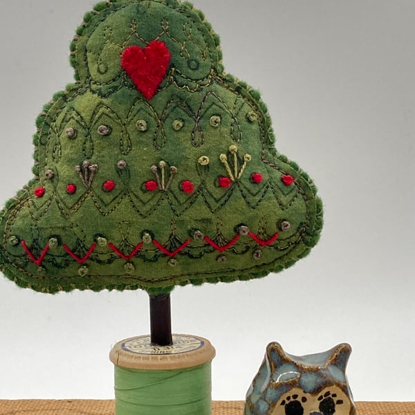 A little love tree with French embroidery detail  number 2