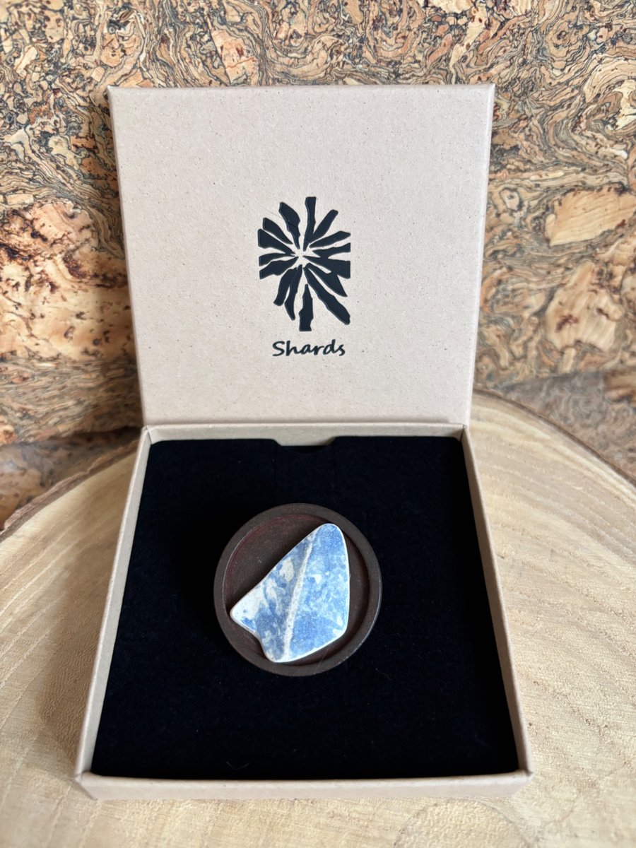 Unique Handmade Eco Friendly Brooch.
