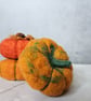 Pumpkin - Needle felted Large Halloween Décor, Autumn Colours, Ornaments - Image 6