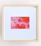 Pink Abstract mixed media PAINTING from everyday objects - Image 3