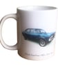 Ford Cortina Mk3 1971 - 11oz Ceramic Mug  - Image 1