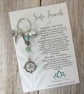 Safe Travels Keyring, Compass, Travel Gifts, Travel Protection, Travelling Charm - Image 5