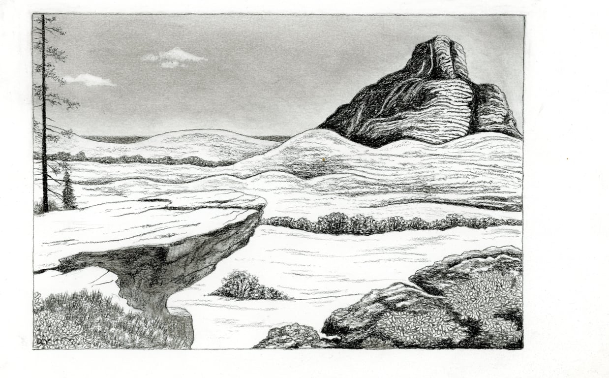 Mountain and foothills 