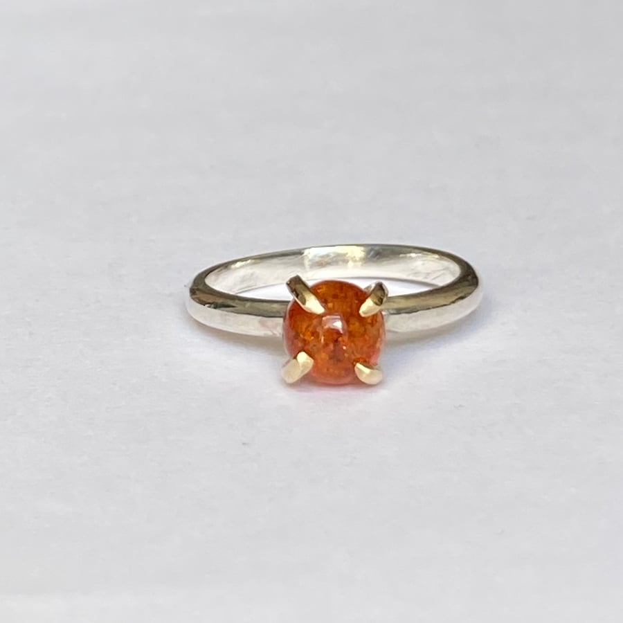 Amber whisper ring