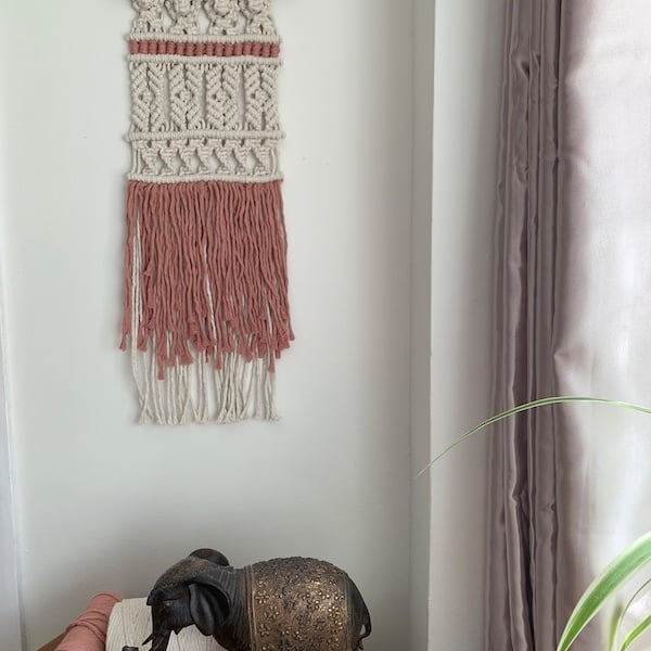 Beautiful Macrame Wall Hanging, Bohemian Style, Boho Art Room Tapestry