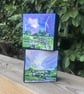 'Allotments - Ramsey SE View', Original Painting, Special Gift, Allotment Lover - Image 4