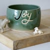 Made to order - Your name on a hand thrown pottery yarn bowl 