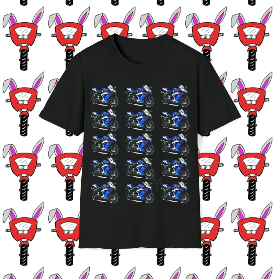 Suzuki GSX250R Bike Unisex Softstyle T-Shirt by Bikabunny