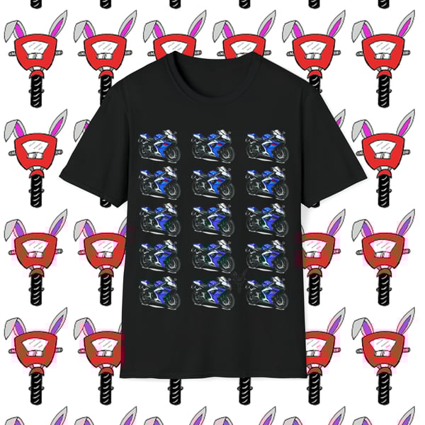 Suzuki GSX250R Bike Unisex Softstyle T-Shirt by Bikabunny