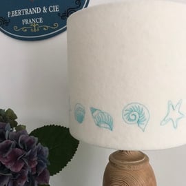 Seashell Embroidered Lampshade