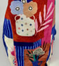 Handmade fully lined cotton tote bag with pockets - Image 3